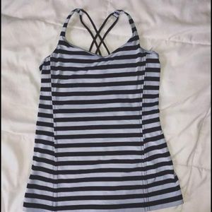 Lululemon striped tank top